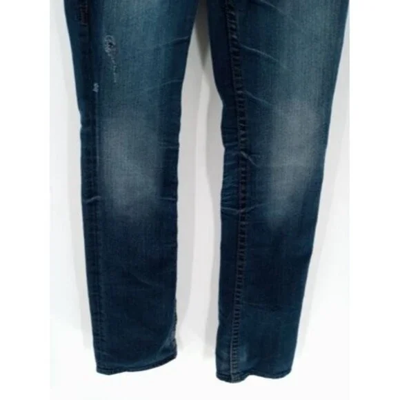 Women's Big Star Liv Low Rise Boot Cut Dark Wash Jeans Size 26L - Picture 3 of 10